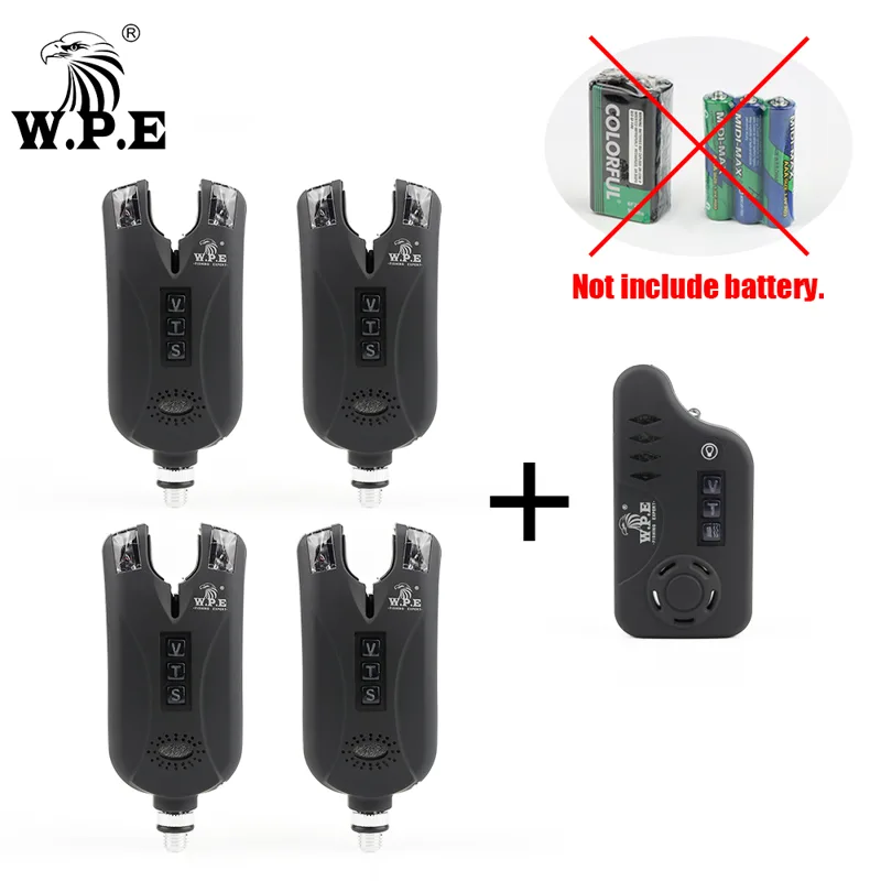 Fishing Equipment Ebay - W.P.E 4+1 Carp Fishing Bite Alarm