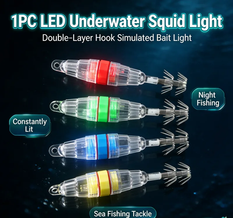 Fishing Equipment Deals - Hot Sale 1PCS LED Underwater Squid