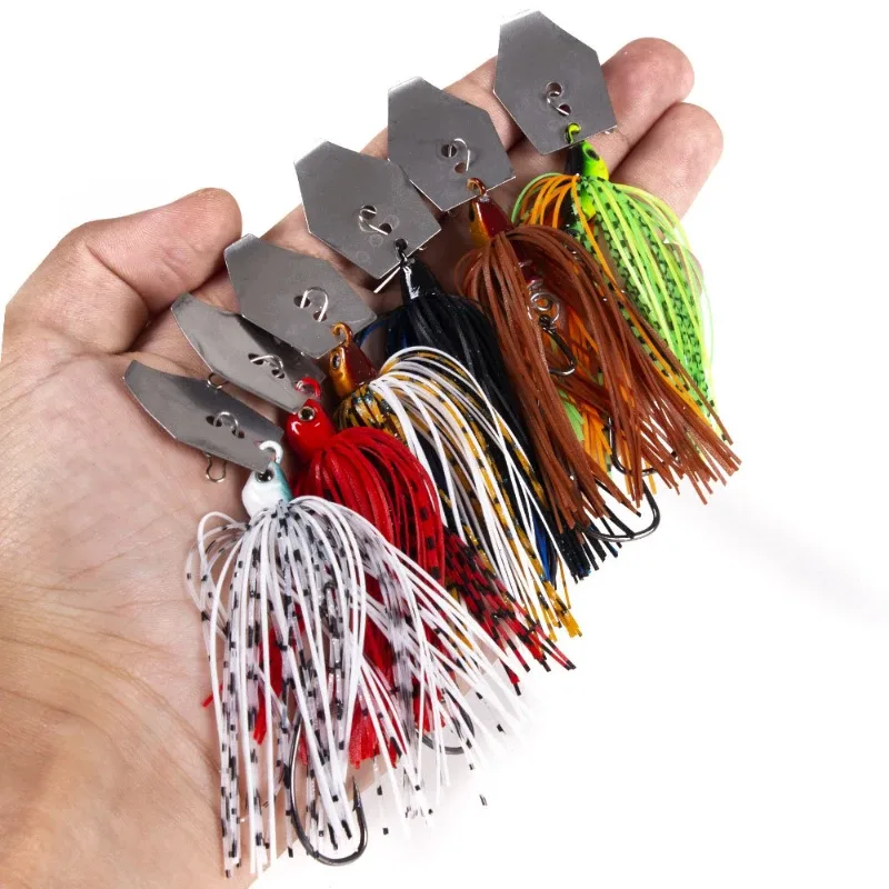 Fishing Equipment Deals - 6 Pcs/Set Chatterbait Fishing Lures Kit