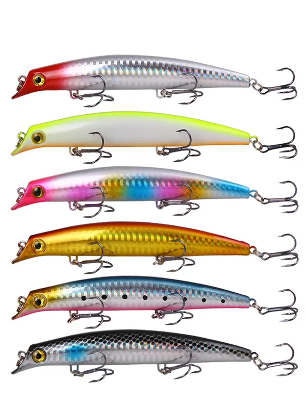 Fishing Equipment Deals - 6pcs Crankbaits Fishing Lures Sea Topwater