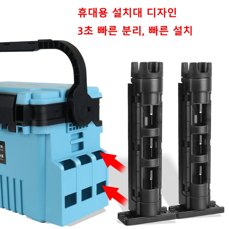 Fishing Equipment Stores - JSFUN Fishing Box Barrel Holder Detachable