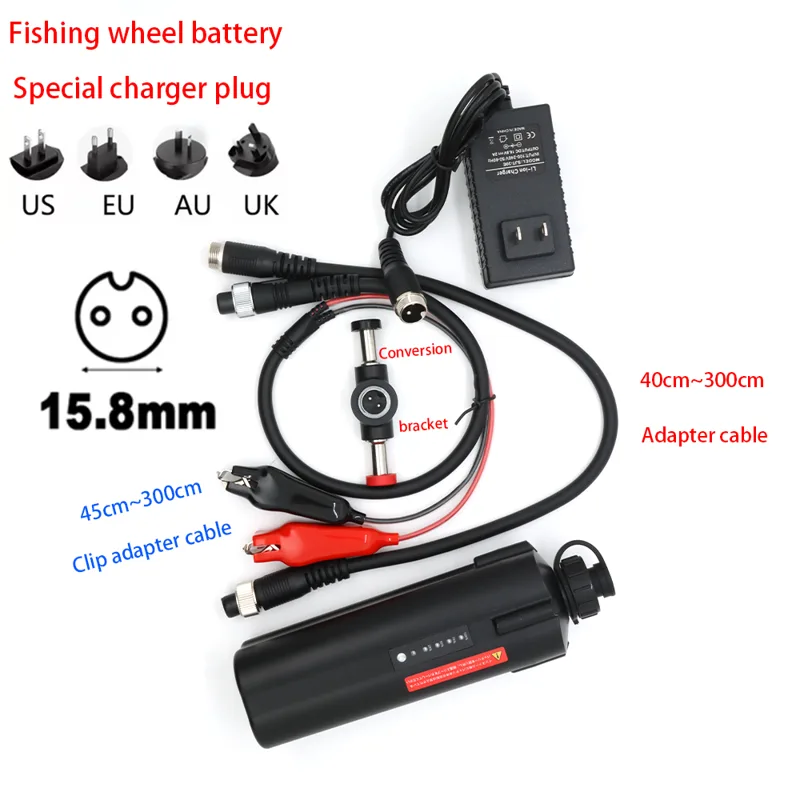 Fishing Equipment Uk - Fishing Electric Reel Battery Accessory Clip