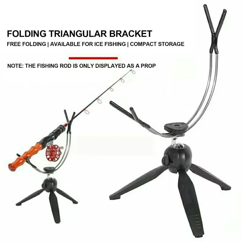 Fishing Equipment Holder - 360° Adjustable Ice Fishing Rod Rack