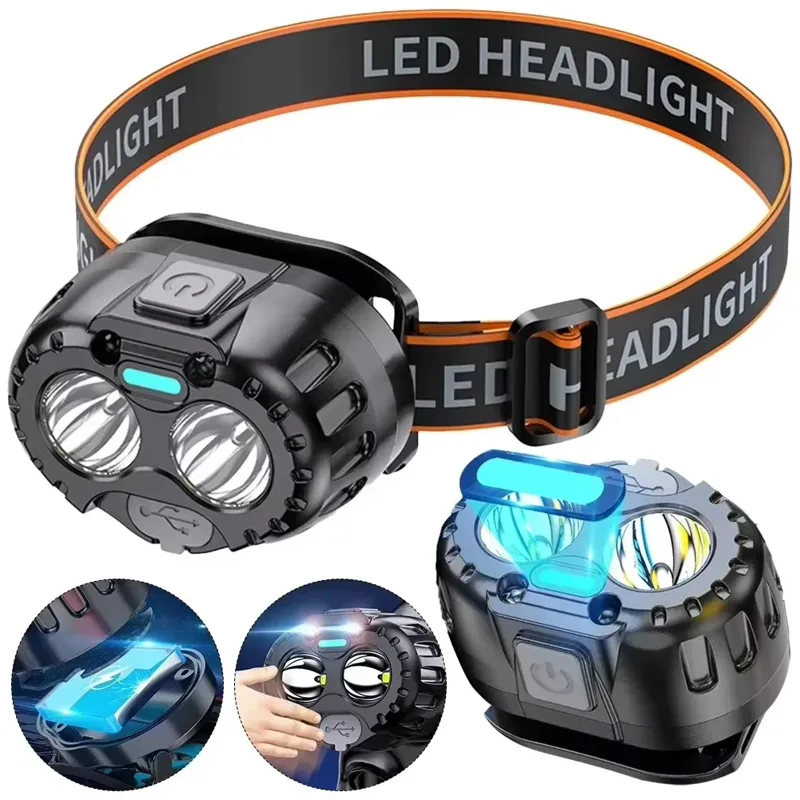 Fishing Headlamp - Powerful LED Headlamp IPX4 Waterproof Emergency