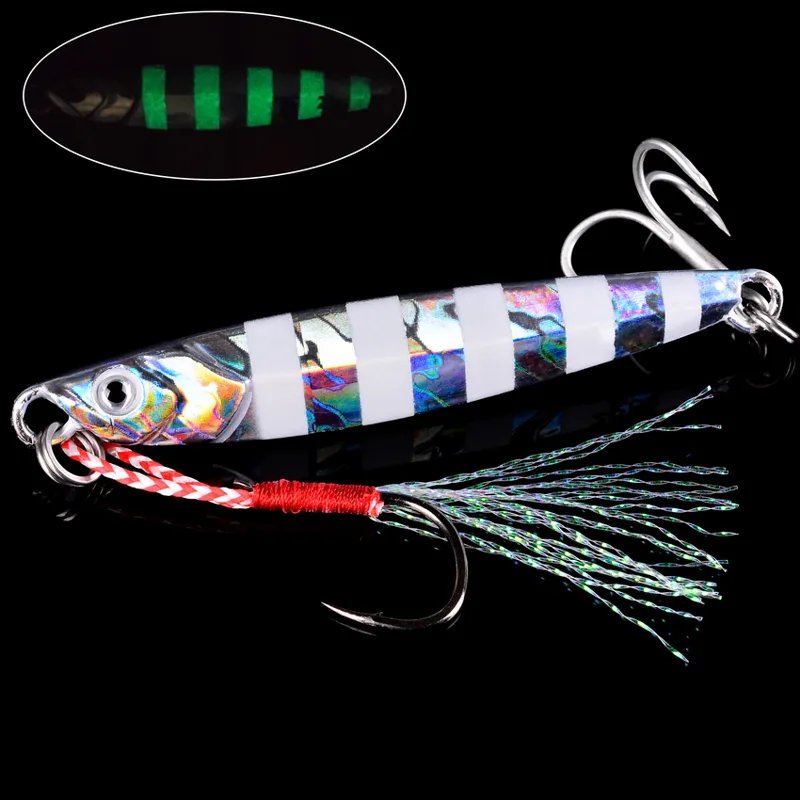 10pcs Metal Jig 7g 10g 14g 17g - Fishing Equipment Deals 评论和价格