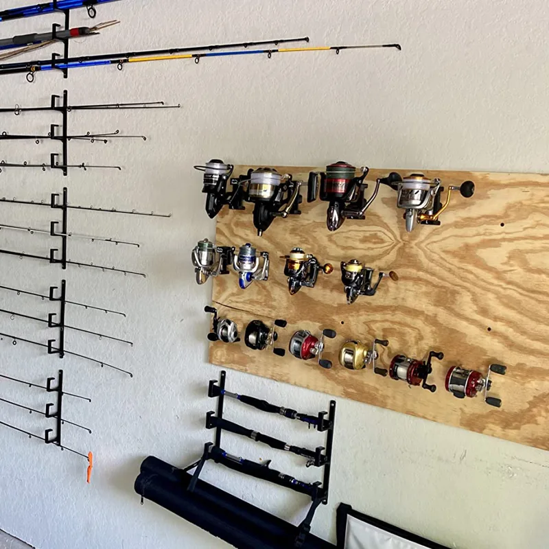 5pcs Wall-hung Fishing Reel Wa - Fishing Equipment Holder 评论和价格