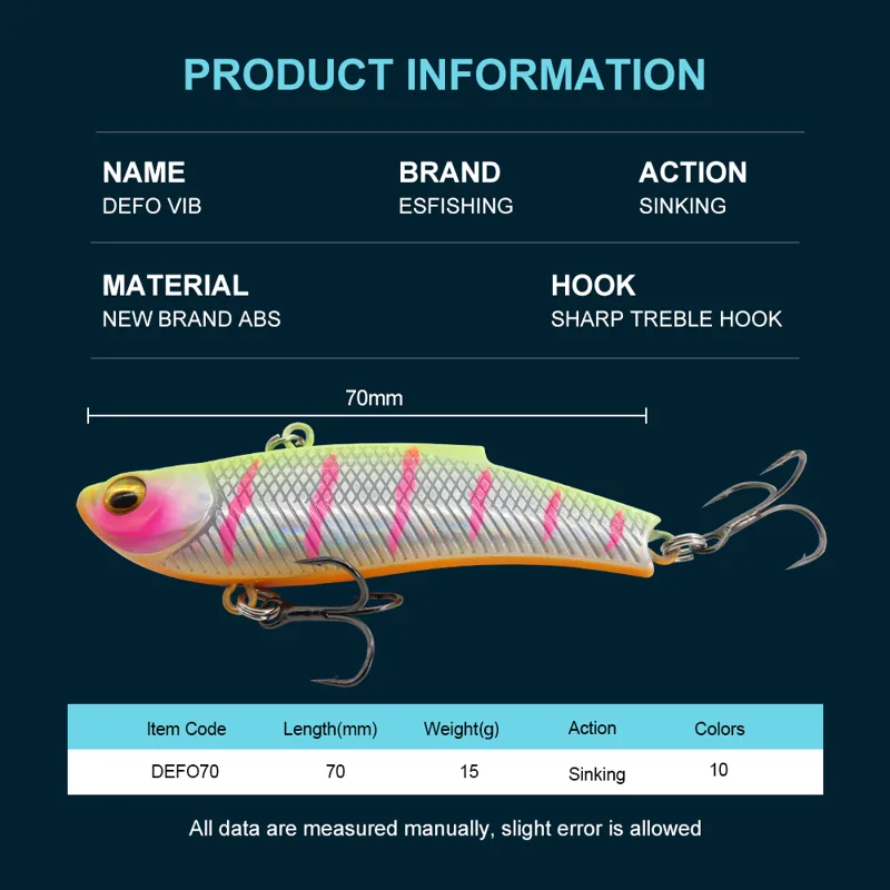 ESFISHING Vibration Wobbler Ha - Fishing Equipment Ebay 评论和价格