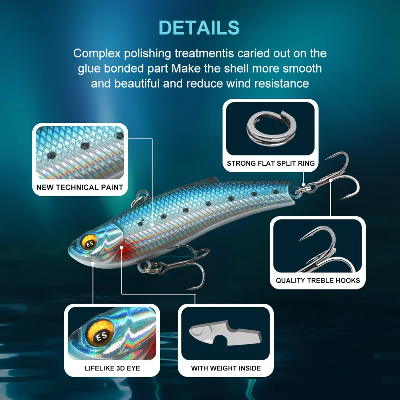 ESFISHING Vibration Wobbler Ha - Fishing Equipment Ebay 评论和价格
