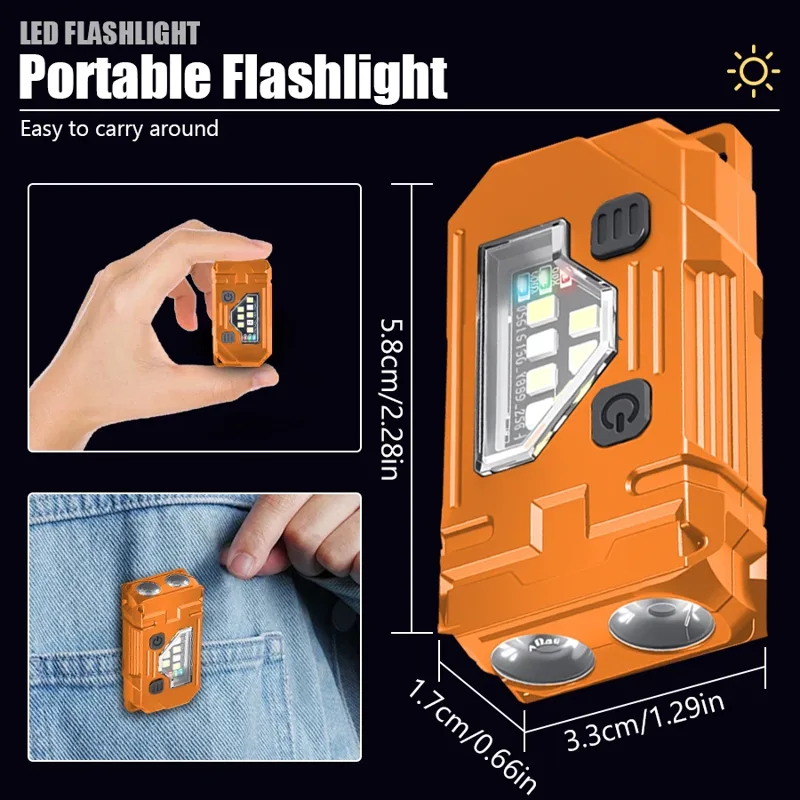 Mini Keychain EDC Flashlight R - Fishing Headlamp 评论和价格