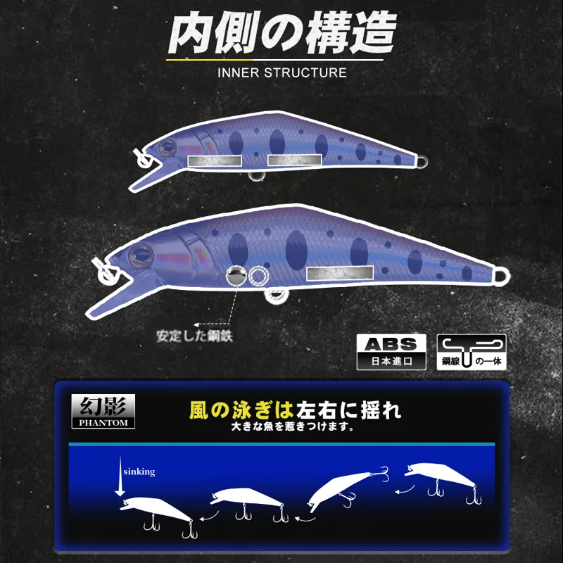 D1 Stream Fishing Lure 85mm 14 - Fishing Equipment Deals 评论和价格