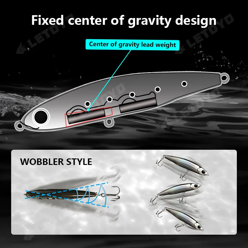 LETOYO Sinking Pencil 17g 12g- - Fishing Equipment Deals 评论和价格