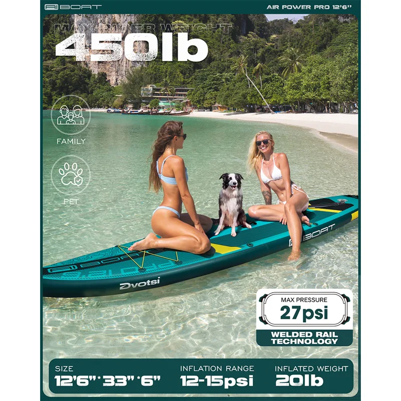 AIBOAT Green Pro SUP Waterproo - Fishing Equipment Stores 评论和价格