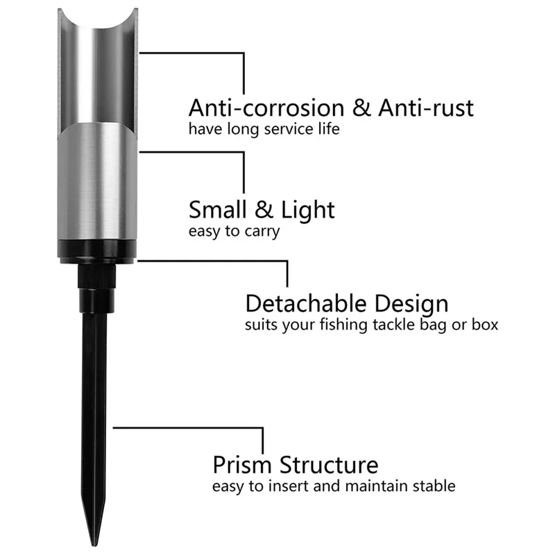 1pc/2pcs Universal Fishing Rod - Fishing Equipment Holder 评论和价格