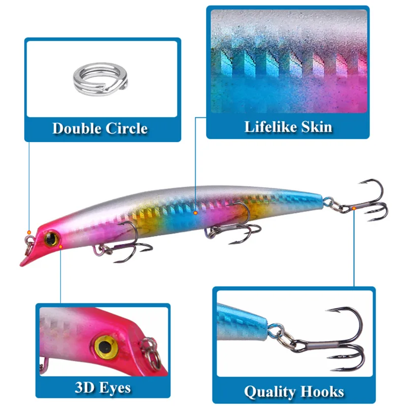 6pcs Crankbaits Fishing Lures  - Fishing Equipment Deals 评论和价格
