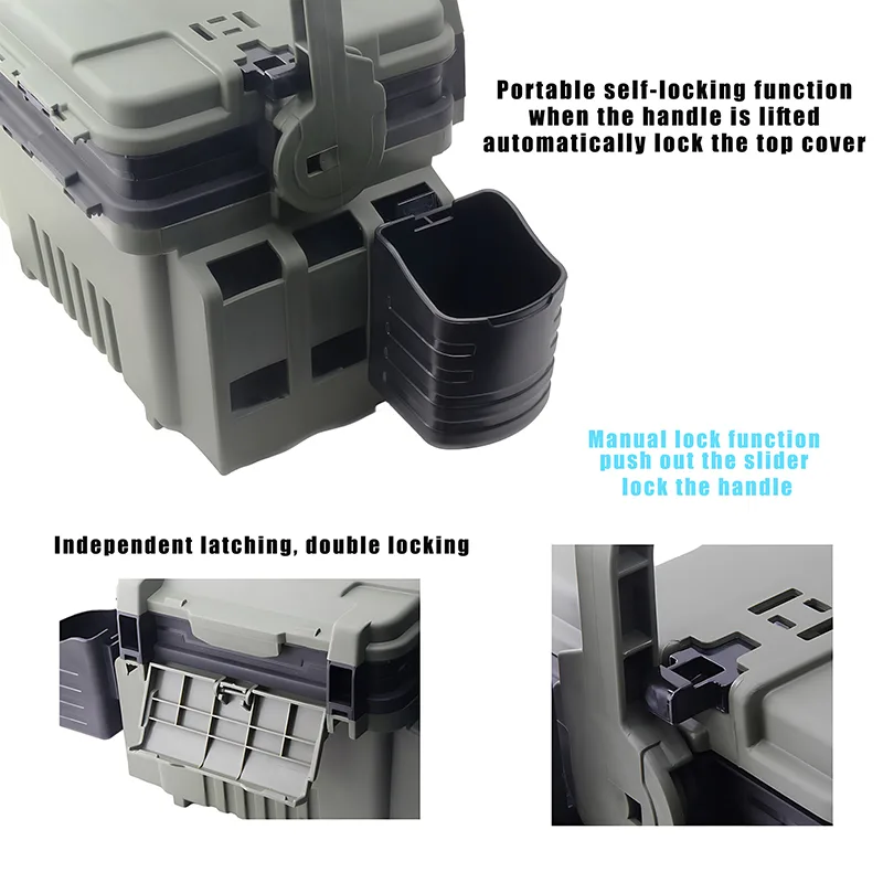 JSFUN Fishing Box Barrel Holde - Fishing Equipment Stores 评论和价格