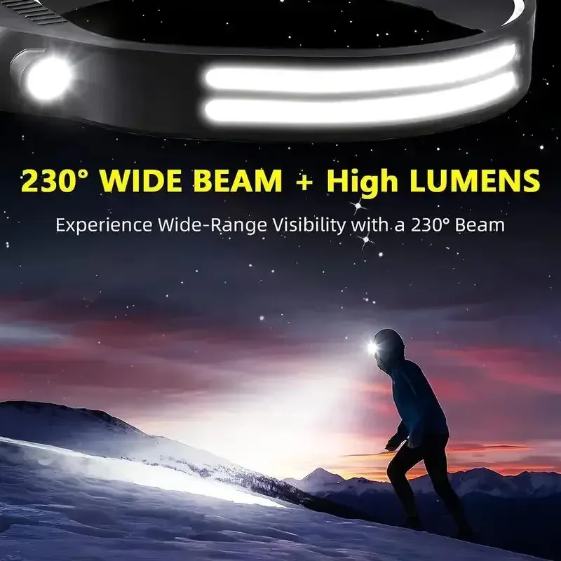 LED Sensor Headlamp Built-in B - Fishing Headlamp 评论和价格
