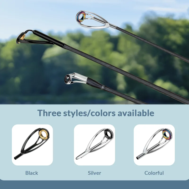 50pcs Fishing Rod Tip Top Repa - Fishing Equipment Guide 评论和价格