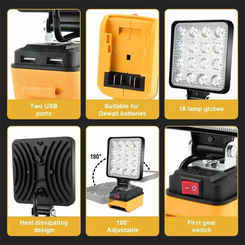 4Inch Led Light Handheld Spotl - Fishing Equipment Stores 评论和价格