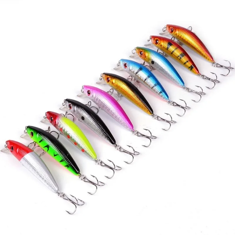 Fishing Lure 70mm 8g 3D Eyes C - Fishing Equipment Deals 评论和价格