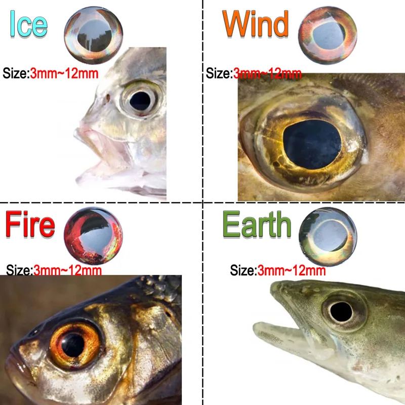 ICERIO 100PCS  Holographic 3D  - Fishing Equipment Deals 评论和价格