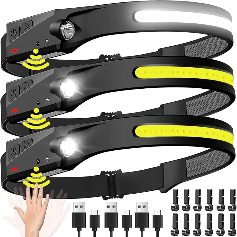 Sensor Headlamp LED Head Flash - Fishing Headlamp 评论和价格