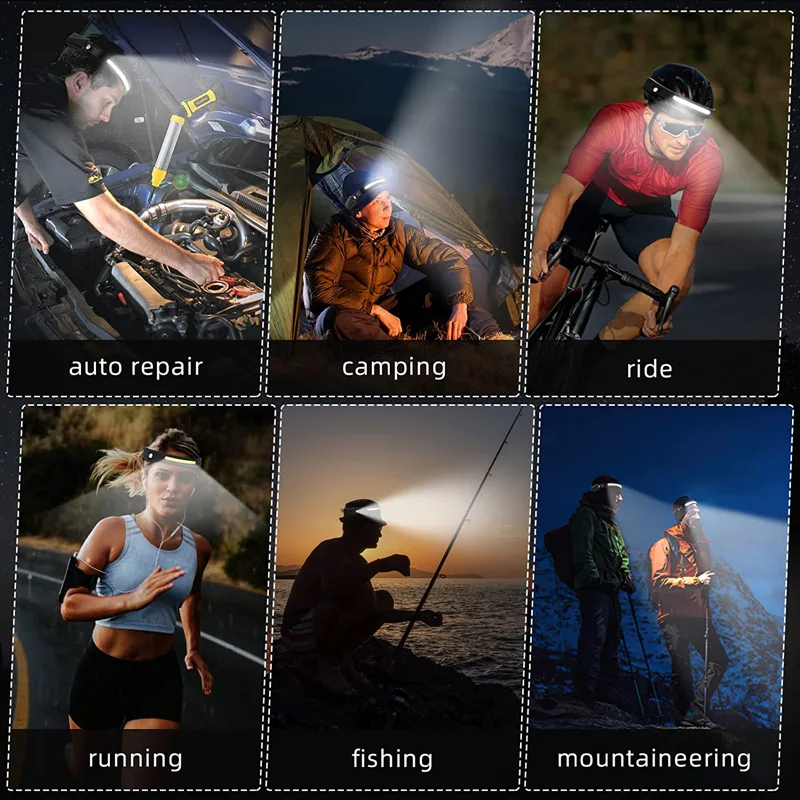 Sensor Headlamp LED Head Flash - Fishing Headlamp 评论和价格