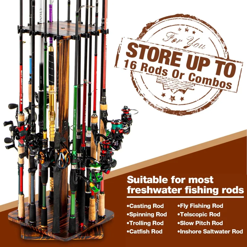 Fishing Rod Holders for Garage - Fishing Equipment Holder 评论和价格