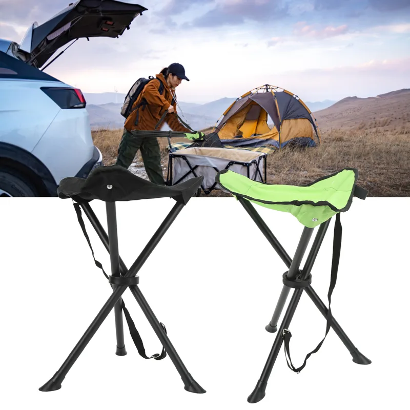 Folding Tripod Stool 600D Oxfo - Fishing Equipment Net 评论和价格