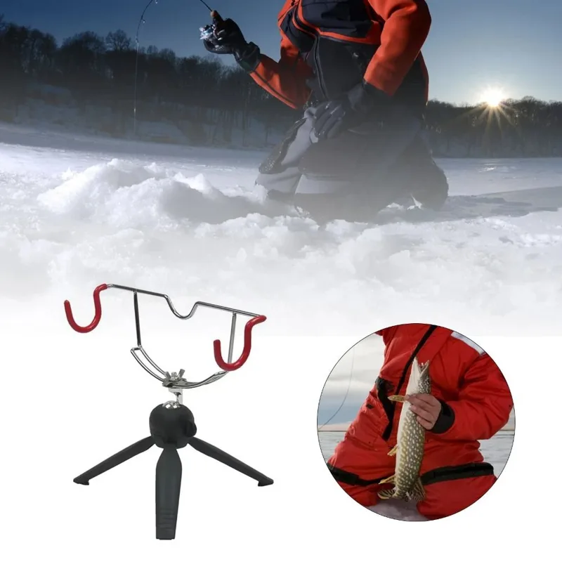 360° Adjustable Ice Fishing Ro - Fishing Equipment Holder 评论和价格