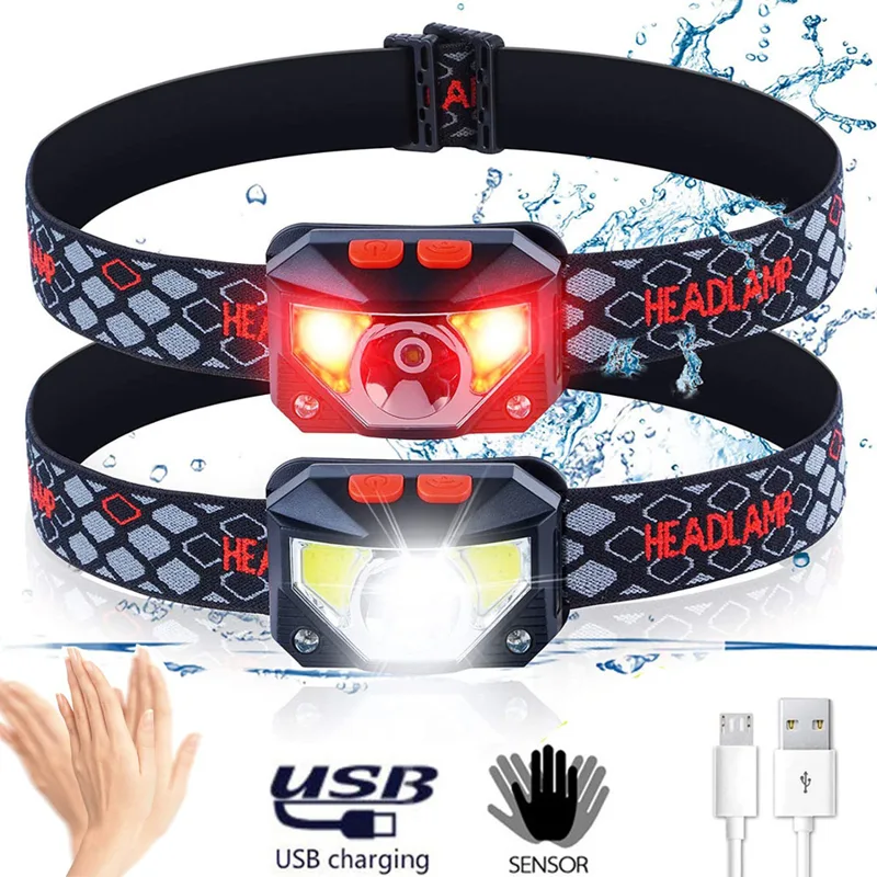 8 Modes LED Headlight Handfres - Fishing Headlamp 评论和价格
