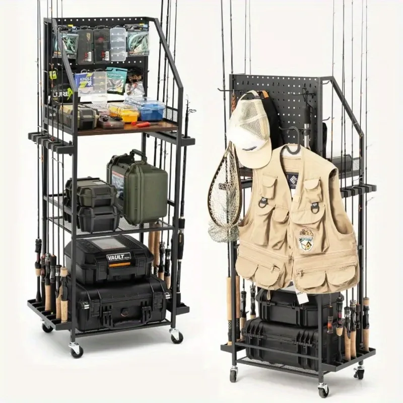Fishing Rod Holders for Garage - Fishing Equipment Holder 评论和价格
