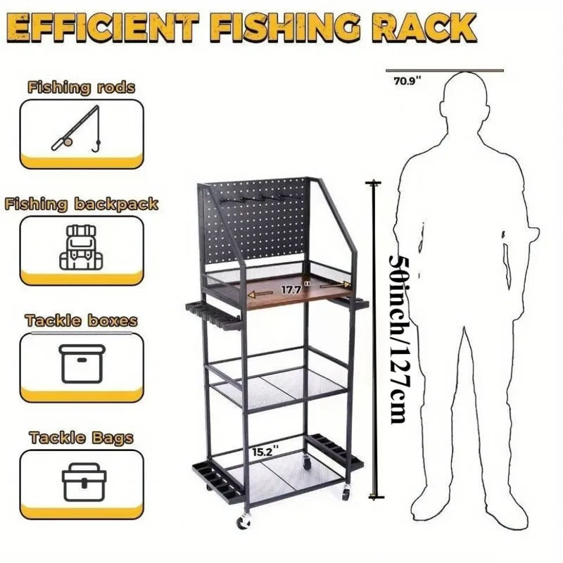 Fishing Rod Holders for Garage - Fishing Equipment Holder 评论和价格
