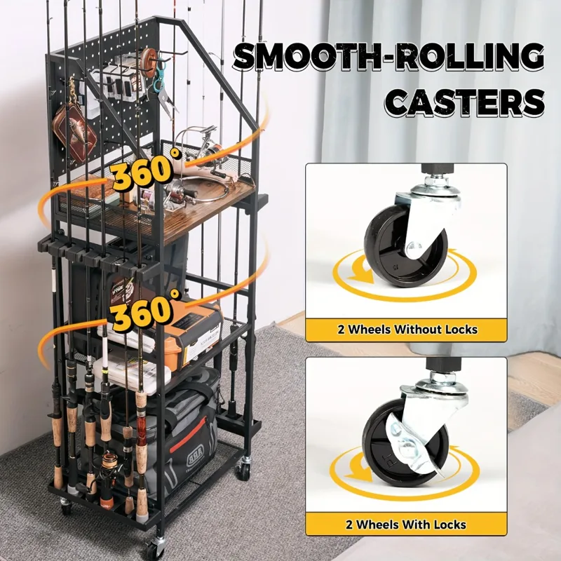 Fishing Rod Holders for Garage - Fishing Equipment Holder 评论和价格