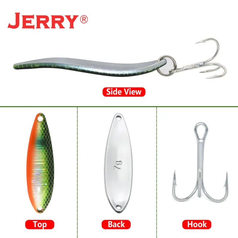 Jerry JD Artificial Spoon Lure - Fishing Equipment Deals 评论和价格