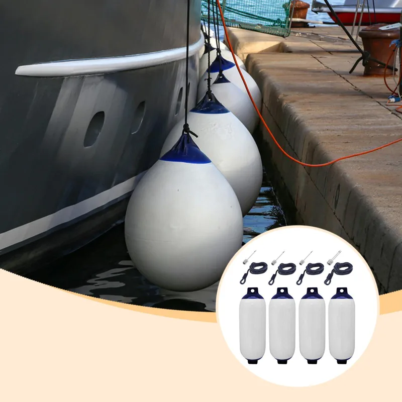 4Pcs Boat Fenders, Boat Access - Fishing Equipment Stores 评论和价格