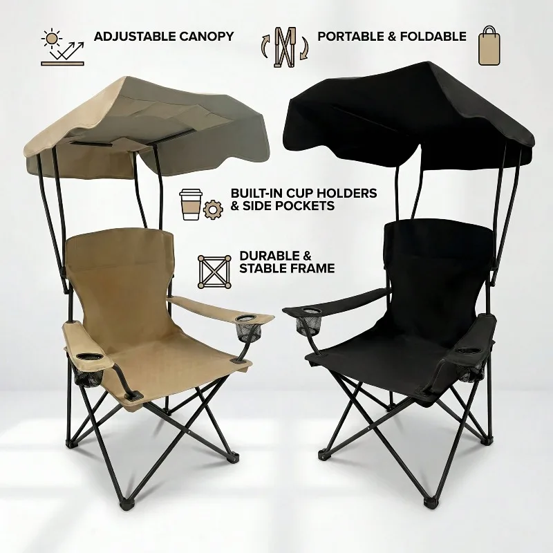 Outdoor Camping Chair With Awn - Fishing Equipment Net 评论和价格