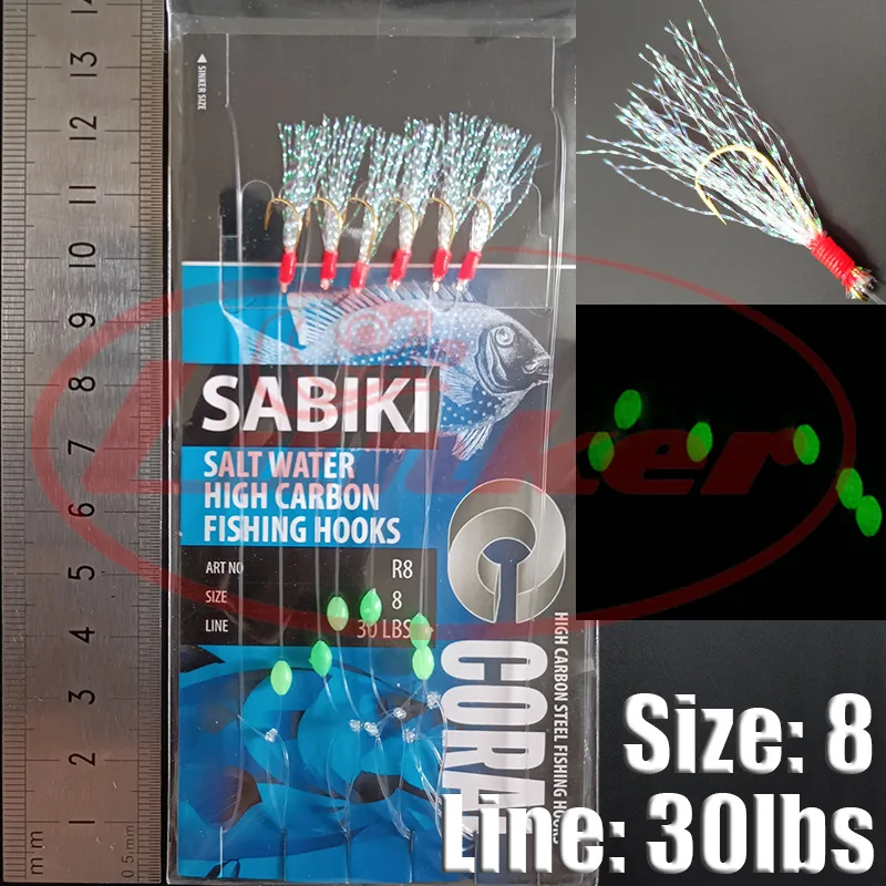 Lunker sabiki rig hooks lumino - Fishing Equipment Deals 评论和价格
