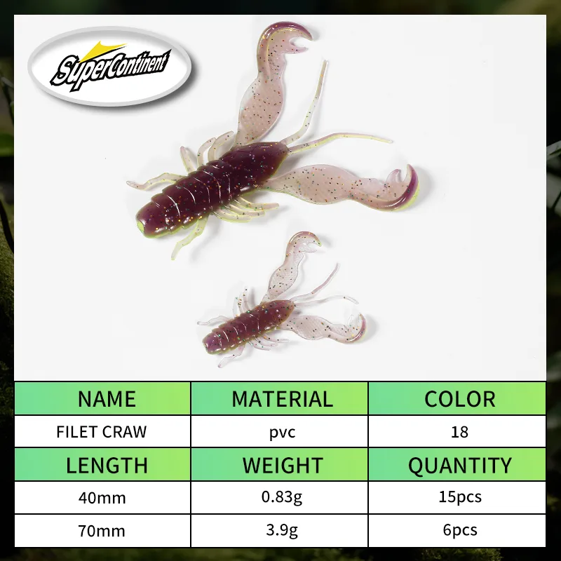 2023 Supercontinent Filet Craw - Fishing Equipment Deals 评论和价格